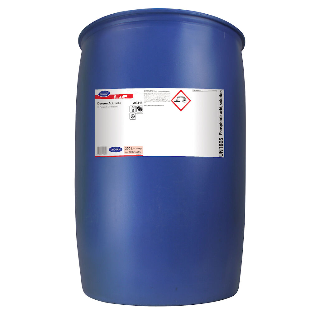 Deosan Acidbrite AG313 200L - Detergent nespumant pe baza de acid fosforic